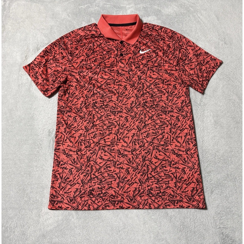 Nike Shirt Mens Small Dri-FIT Victory+ Golf Polo Ember Glow DV8497-850